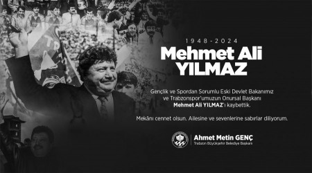 Trabzon Bykehir Belediyesi Mehmet Ali Ylmaz Taziye mesaj - 25-04-2024