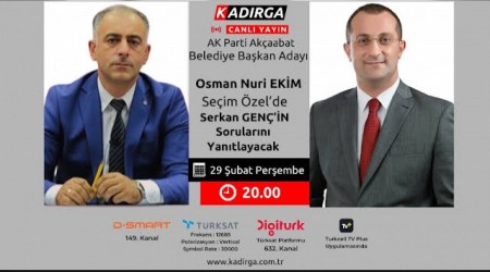 AK Parti Akaabat Aday Osman Nuri Ekim 29 ubat Perembe Kadrga TV'de