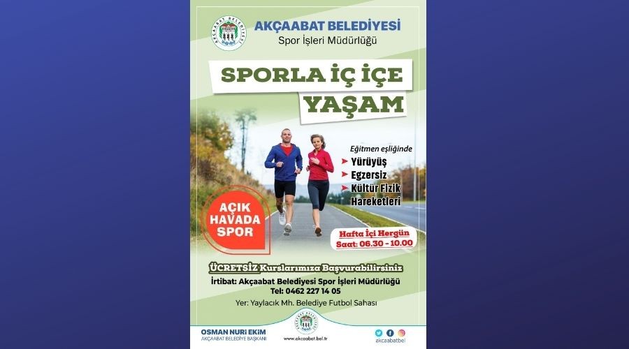 AKÇAABAT BELEDİYESİ’NDEN 10 FARKLI KURS