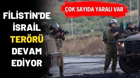 Yze yakn Filistinli yaraland, srail terr tam gaz sryor