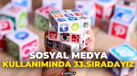 Sosyal medya kullanmnda 33. sradayz