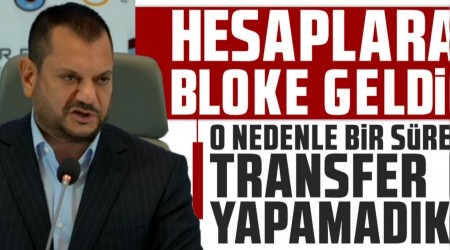 Trabzonspor Bakan Erturul Doan Trabzonspor hesaplarna bloke geldiini aklad.