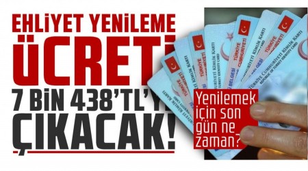 Eski tip ehliyetler iin son tarih 31 Ekim: Yenileme creti artyor!