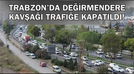 Trabzonda Deirmendere Kava trafie kapatld! Gzerghlar deiti...