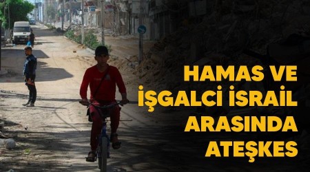  Hamas ve igalci srail arasnda atekes