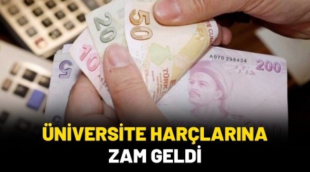 niversite Harlarna Zam Geldi