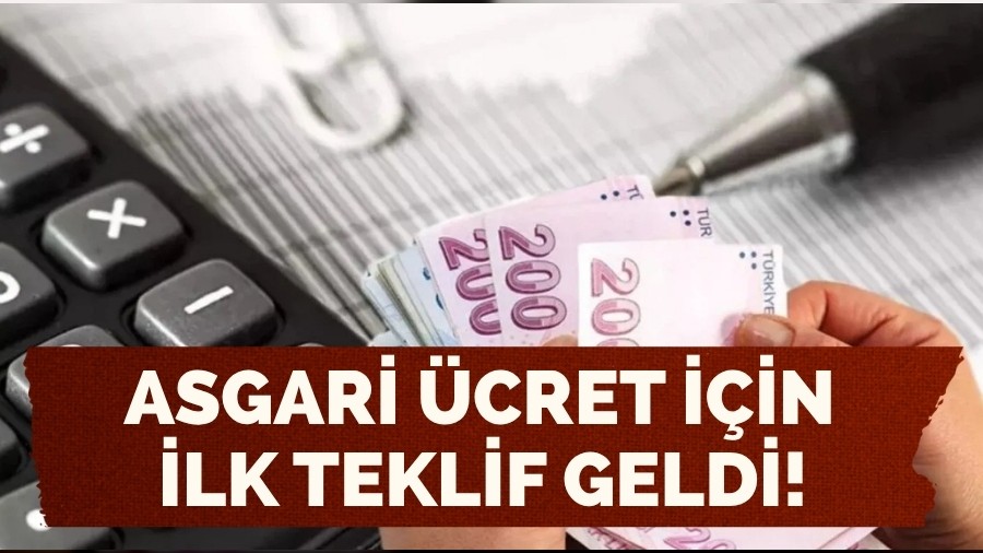 Asgari cret iin ilk teklif geldi!