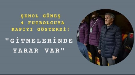 Trabzonspor'da enol Gne 4 futbolcuya kapy gsterdi! "Gitmelerinde yarar var"