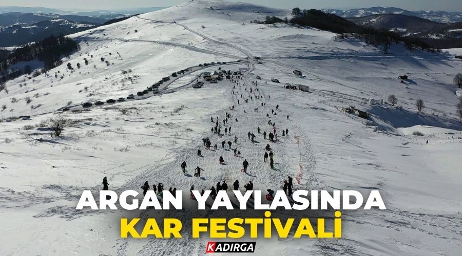 Argan Yaylasnda Kar Festivali