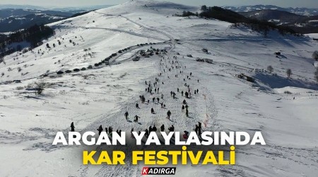 Argan Yaylasnda Kar Festivali