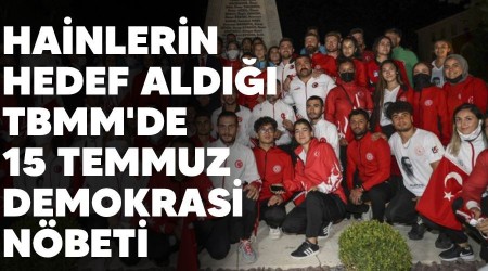 Hainlerin hedef ald TBMM'de 15 Temmuz demokrasi nbeti
