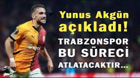 Yunus Akg�n a��klad�! Trabzonspor bu s�reci atlatacakt�r�
