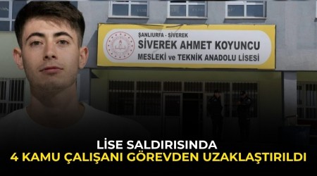 Lise sald�r�s�nda 4 kamu �al��an� g�revden uzakla�t�r�ld�