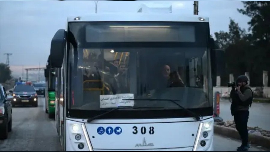 Kent Merkezi Otobüslerle Boşaltıldı