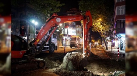 KENT MERKEZNDEK ALTYAPI ALIMALARINDA SONA GELND