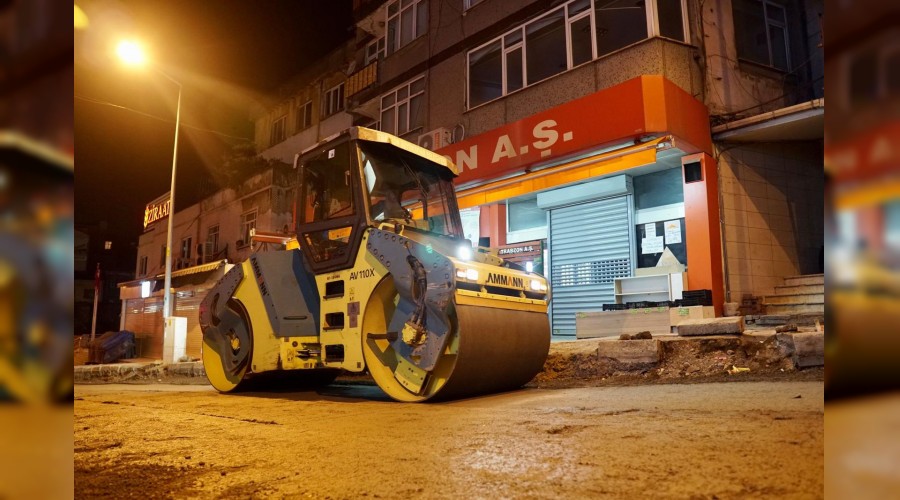 KENT MERKEZNDEK ALTYAPI ALIMALARINDA SONA GELND