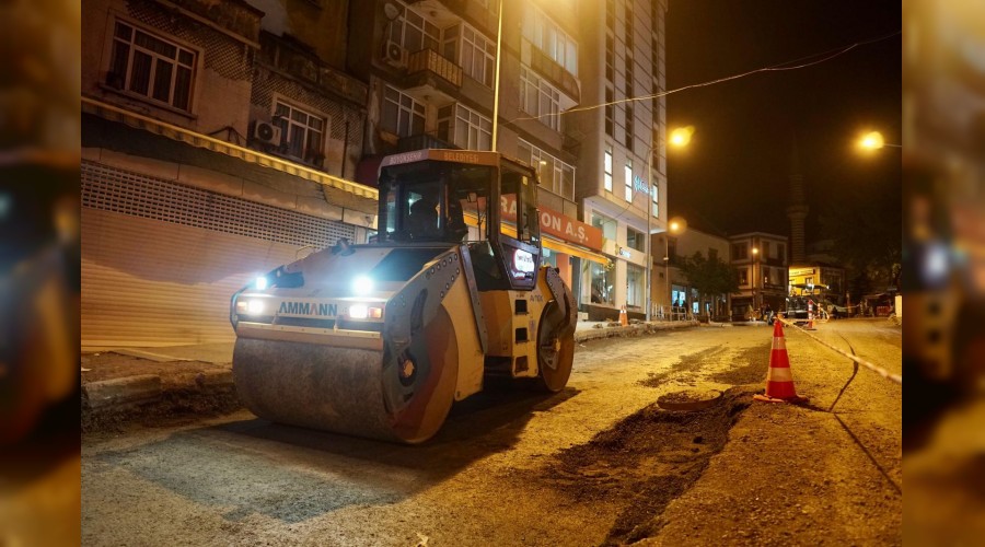 KENT MERKEZİNDEKİ ALTYAPI ÇALIŞMALARINDA SONA GELİNDİ