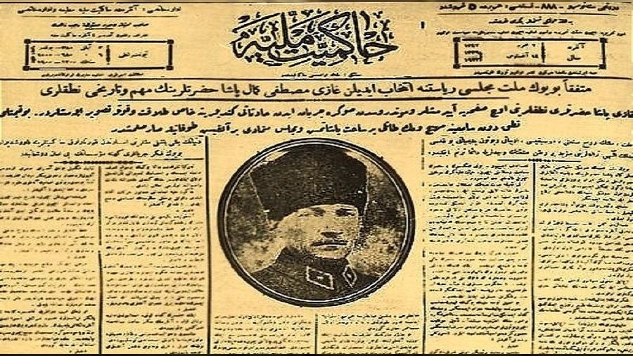 Atatrkn Hakimiyet-i Milliye gazetesinde kaleme ald makale