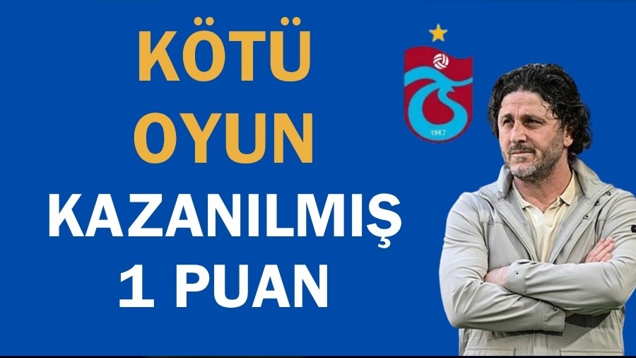 Fatih Tekke: "Kt oyun ve kazanlm bir puan"