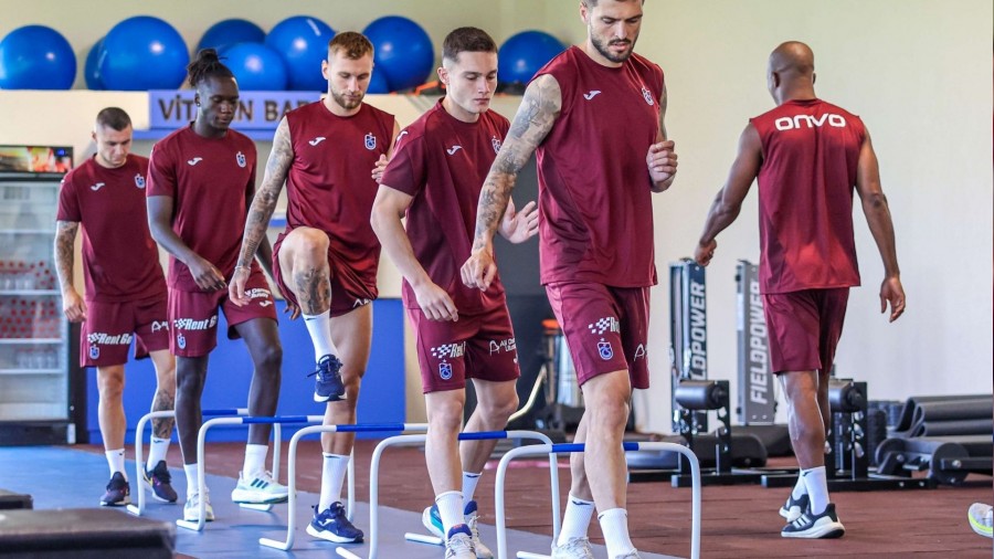 Trabzonspor'da sabah idman tamamland!