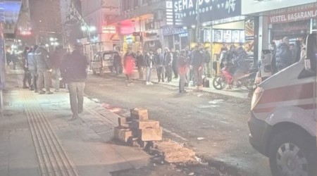 Trabzon Uzun Sokak'ta Bakl Kavga! 1 Yaral
