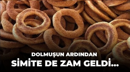 Trabzon'da dolmu�un ard�ndan simite de zam geldi...