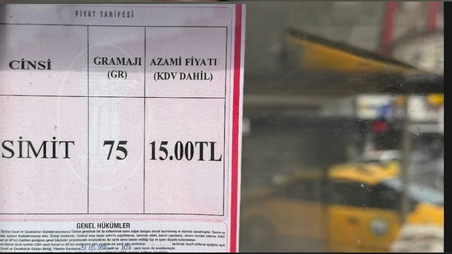 Trabzon'da dolmu�un ard�ndan simite de zam geldi...
