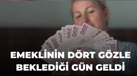 Emeklinin d�rt g�zle bekledi�i g�n geldi