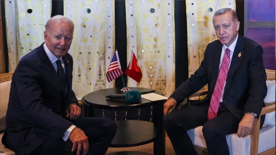 Erdoan, Biden ile grt
