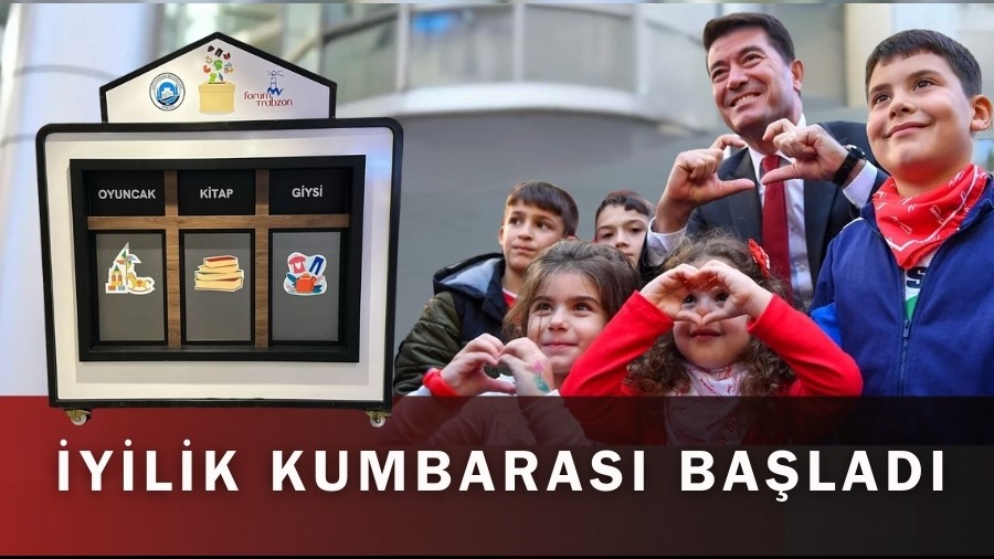 Trabzon'da Çocukların Yüzünü Güldürecek Hareket!