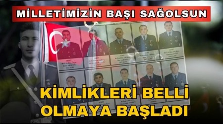 Den kargo uandaki 20 ehidimizin isimleri belli oldu!