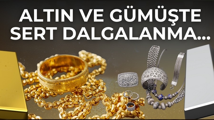 Alt�n ve G�m��te Sert Dalgalanma...