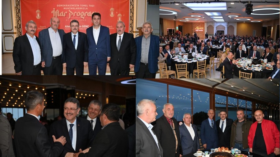 Bakan Gen, muhtarlarla iftarda bulutu