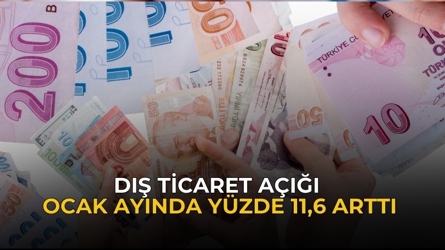 D�� ticaret a���� Ocak ay�nda y�zde 11,6 artt�