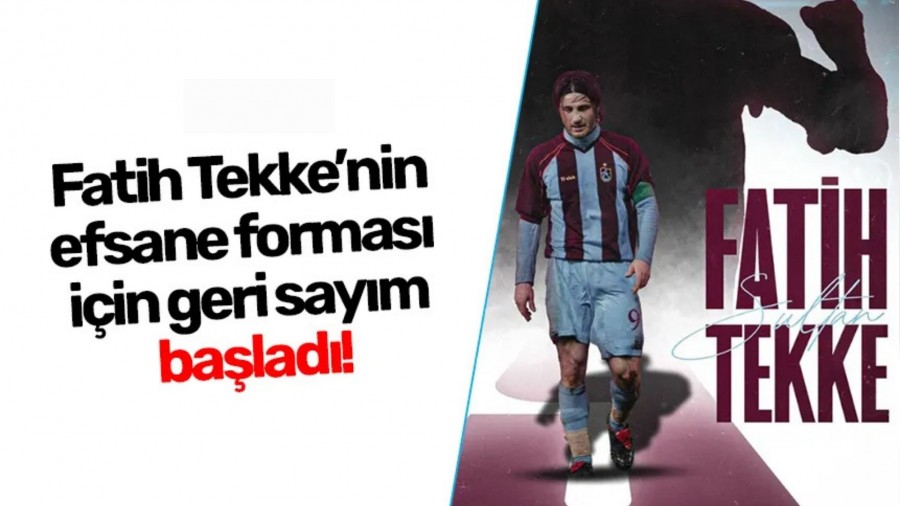 Trabzonspor'dan Fatih Tekke'nin efsane sezonuna zel forma!
