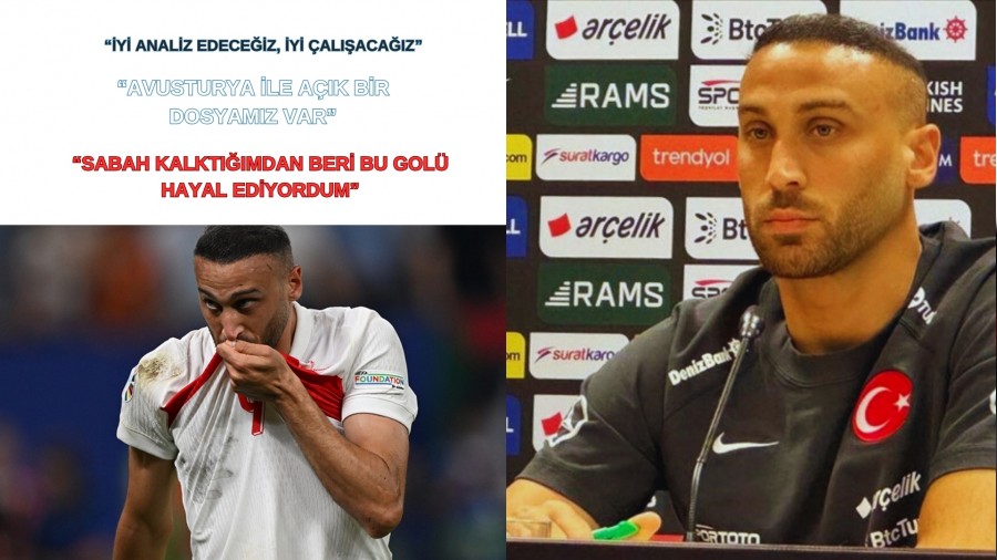 Cenk Tosun: eyrek finale kalmak istiyoruz