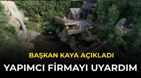 Trabzon�a yeni turizm alan� kazand�r�lacak� Ba�kan Kaya a��klad�: Yap�mc� firmay� uyard�m