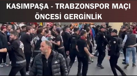 Kasmpaa - Trabzonspor ma ncesi gerginlik