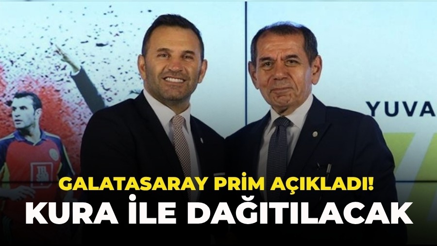 Galatasaray Oyunculara Prim A��klad�! Kura ile...
