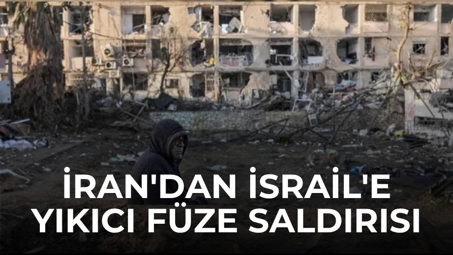 �ran'dan �srail'e y�k�c� f�ze sald�r�s�